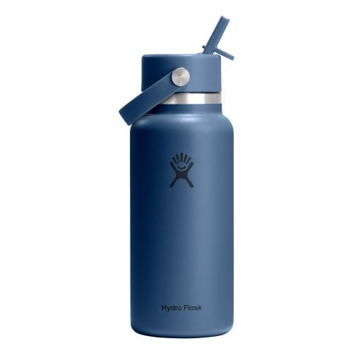 Sticla termos, inox, 950ml, Hydro Flask Wide Straw Harbor Blue