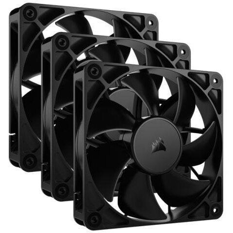 CORSAIR Ventilatoare CORSAIR RS120, 3x120mm, Negru