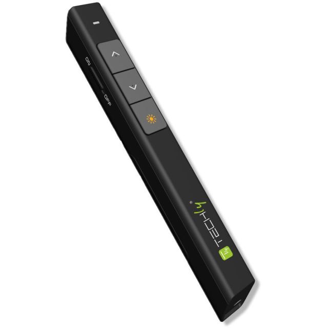 TECHLY Prezentator wireless TECHLY 103472, laser rosu, raza 100m, USB 3.0