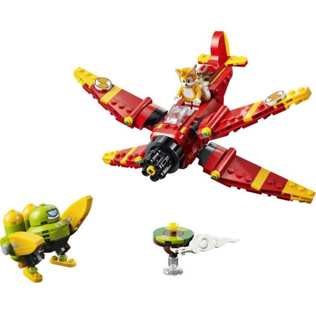 LEGO® Set de constructie Sonic the Hedgehog Avionul Tornado-1 al lui Tails 77119, 310 piese, varsta 8+ ani, Multicolor