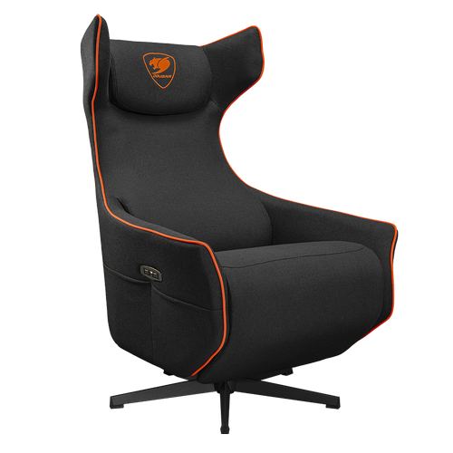 Fotoliu Gaming COUGAR Magus, Ergonomice Zero-Gravity, Max 150 kg (Negru/Portocaliu)