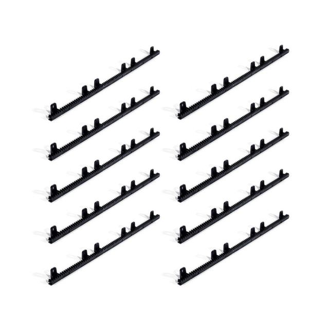 Set 10 bucati Cremaliera din teflon cu insertie metalica Motorline CRM5, 1 m, 500 Kg