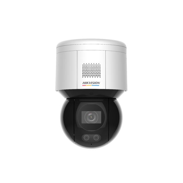 Camera supraveghere rotativa Speed Dome IP PTZ WiFi Hikvision Full Color Acusense DS-2DE3A400BW-DE-W(F1)(T5), 4MP, 4 mm, lumina alba 30 m, slot card, microfon, detectie miscare, PoE, 16x