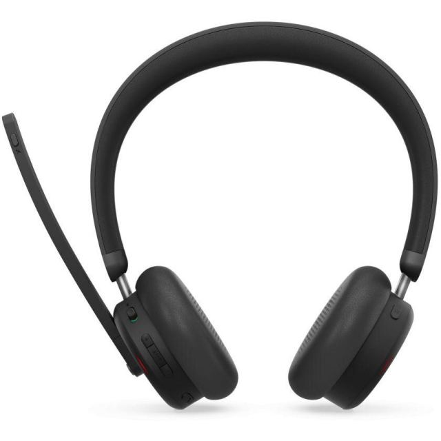 Lenovo Casti Call Center Wireless Lenovo 6550 Dual-Mode ANC, Bluetooth, USB-C, Teams, Microfon, Negru