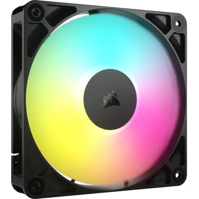 CORSAIR Ventilator Carcasa CORSAIR RS120, 1x120mm, ARGB, Negru