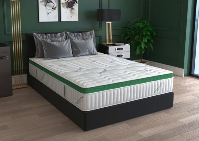 Saltea cu arcuri HypoallergenicMed Primo Protect 180 x 200 x 23 cm, ortopedica cu husa  antialergica