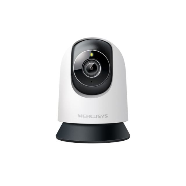 Camera supraveghere interior smart PT WiFi Mercusys MC230, 5 MP, 4 mm, IR 12 m, 2.4 GHz, detectie AI, microfon si difuzor, auto-tracking, slot card