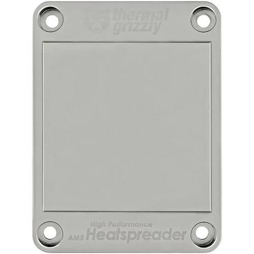 Accesoriu cooler ThermalGrizzly High Performance, Heatspreder, AM5, cupru nichelat, exclusiv pentru Ryzen 7000 delidded, Argintiu