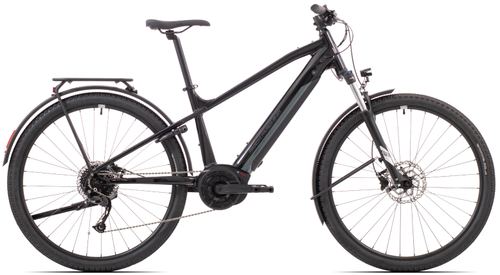 Bicicleta Electrica Rock Machine Torrent e50-29 B Touring, roti 29inch, cadru 19.0inch L, autonomie 100km, motor 250W, baterie 36V/500 Wh (Negru)