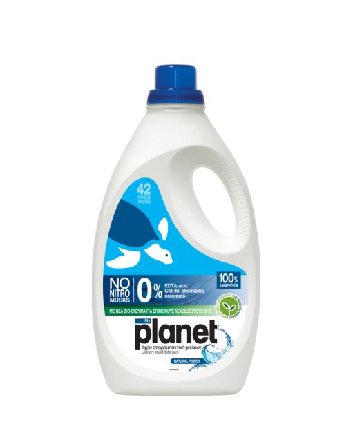 Detergent lichid Natural My planet 2100 ml, 42 spalari