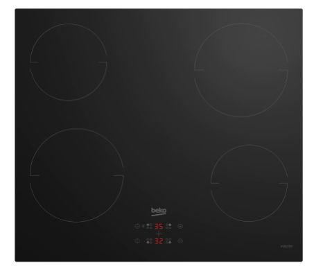 Plita incorporabila Beko HII64401MT, 4 Zone de gatit, Inductie (Negru)