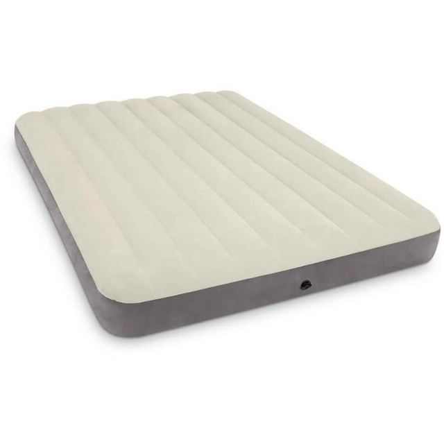 Intex Saltea gonflabila Intex Deluxe, pentru camping, 2 persoane, 203 x 152 x 25 cm