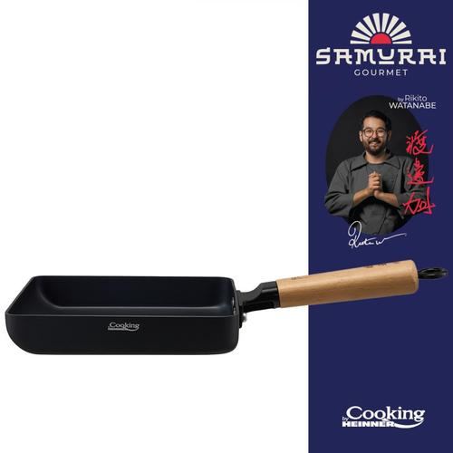 Tigaie Jade HEINNER RIKITO WATANABE SAMURAI GOURMET HR-SNT-J15, aluminiu, 18 x 15 cm