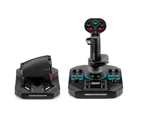 Set Joystick Thrustmaster SOL-R 4 Hotas WW, Acceleratie inclusa, PC (Negru)