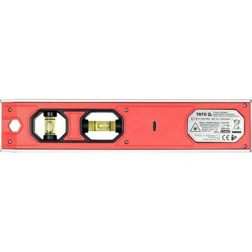 Nivela electronica torpedo Yato YT-30340, 230mm, laser rosu, 3 magneti, 230x20x47mm