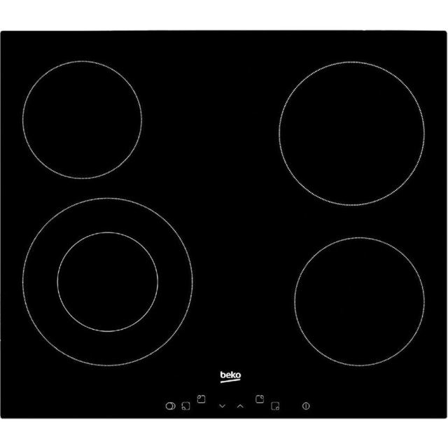Beko Plita incorporabila Beko HIC 64402, 4 zone de gatit, Power Booster, Timer, 58 cm, Ceramica