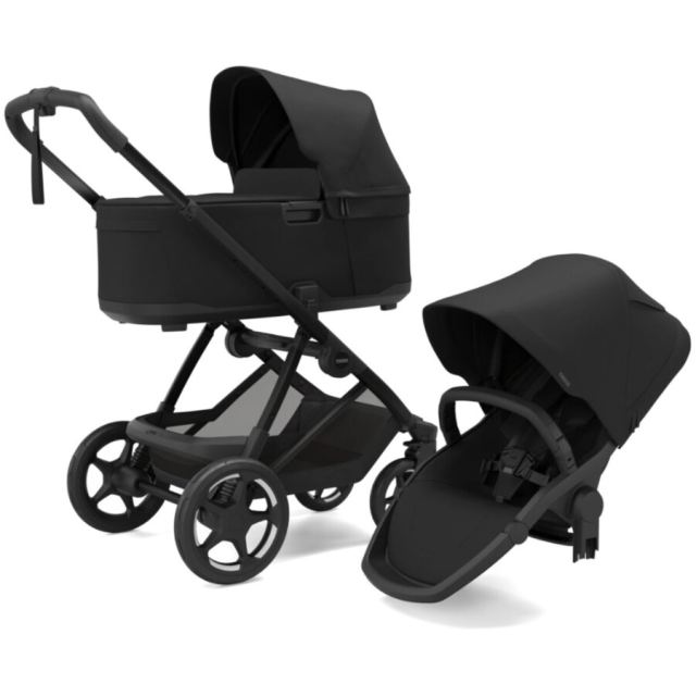 Thule Set Carucior Thule Charm 2 in 1, sezut + landou, Negru