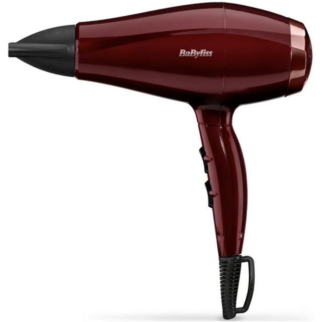 Babyliss Uscator de par BaByliss 5912PE, 2000 W, 2 viteze, 3 trepte temperatura, Cablu 2.5 m, Rosu