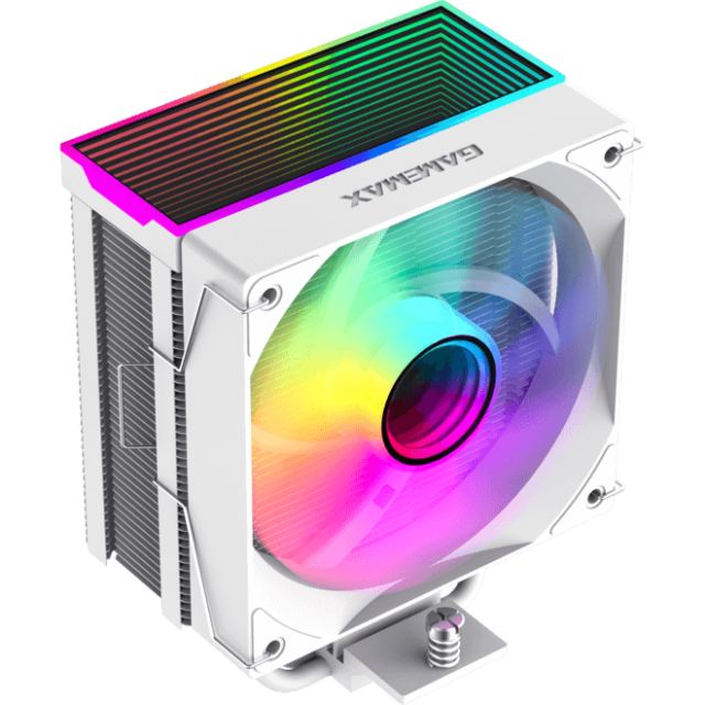 Gamemax Cooler Procesor Gamemax Sigma 550 Infinity, compatibil Intel / AMD, iluminare ARGB, Alb