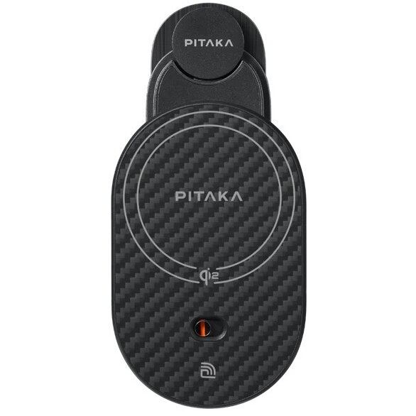 Pitaka Suport Auto Pitaka MagEZ Pro 2, Qi2, 15W, pentru Tesla, Magnetic, Negru