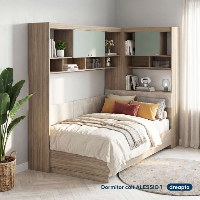 Set dormitor pe colt ALESSIO 1