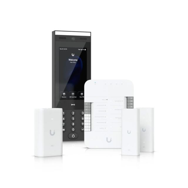 Kit control acces Ubiquiti UA-G3-SK-Gate, 2 MP, Gate Hub, G3 Intercom, NFC, PIN, Face Unlock, PoE++