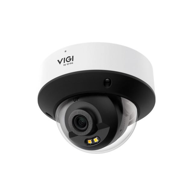 Camera supraveghere exterior IP Dome cu iluminare duala TP-Link VIGI INSIGHT S225, 2 MP, 4 mm, IR/lumina alba 30 m, microfon, PoE