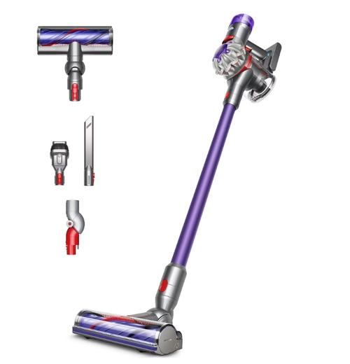 Aspirator vertical Dyson V8 Origin, Fara fir, 425 W, Autonomie 40 min (Argintiu/Mov)