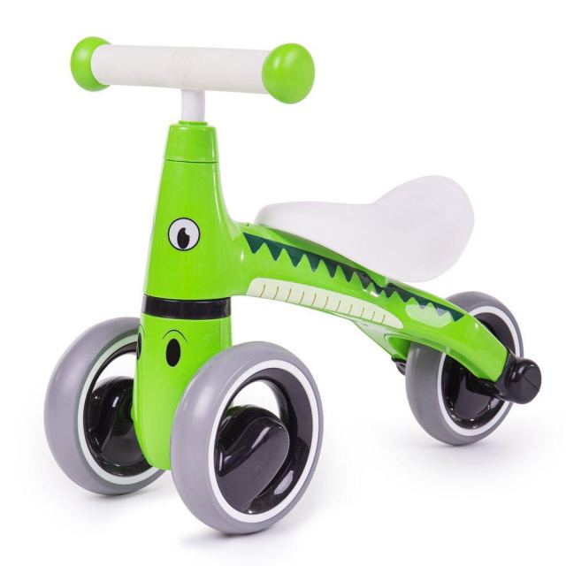 Ride-On pentru copii fara pedale Didicar Crocodil potrivita pentru copii incepand cu 12 luni si greutate maxima suportata 20 kg