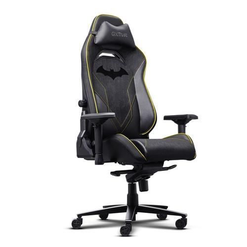 Scaun gaming Trust GXT 721BM Ruya Pro, teherbiran 150kg, cu suport pentru spate, brate ajustabile, Negru