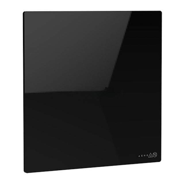 AENO Convector electric de perete AENO AGH0012S, 500W, 12 m², LED, Wi-Fi, Senzori de inclinare si cadere, IP24, Negru