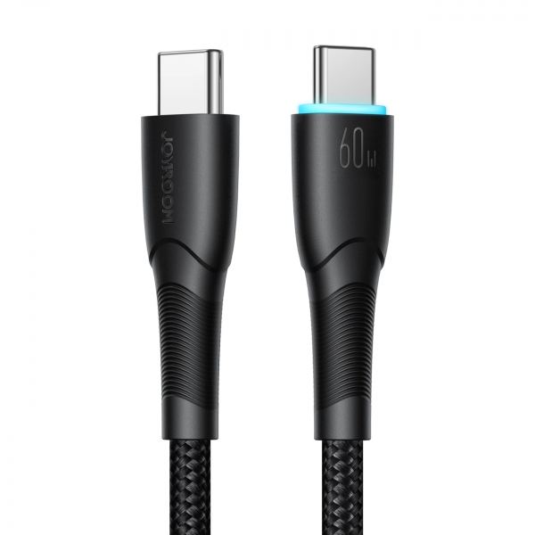 JOYROOM Cablu Date si Incarcare USB-C - USB-C Joyroom S-A32, 60W, 1m, Negru