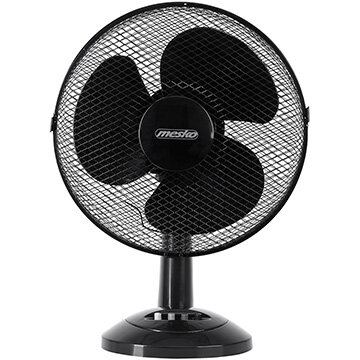 Mesko Ventilator de birou Mesko MS 7309, diametru 30 cm, 3 setari de viteza, reglare sus-jos, baza stabila, putere 40 W, Negru