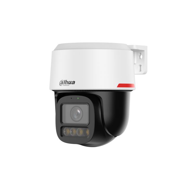 Camera supraveghere exterior IP Dome PT Dahua WizSense IPC-PT2249C1-S-PV-LED-0360B-PRO, 2 MP, 3.6 mm, lumina calda 30 m, microfon si difuzor, auto-tracking lite, slot card, PoE