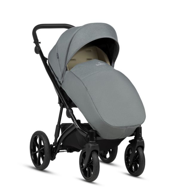 Carucior pentru copii Buba Zaza2 Mint 2 in 1 cu suspensii, scaun reversibil, rucsac, suport pahar, plasa insecte si husa ploaie