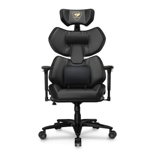 Scaun gaming COUGAR TERMINATOR ELITE Gold CGR-TRE-GLB, reglabil (Negru/Auriu)