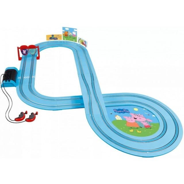 CARRERA Circuit de curse CARRERA First Peppa Pig soapbox race, 2.9m, 2 masini