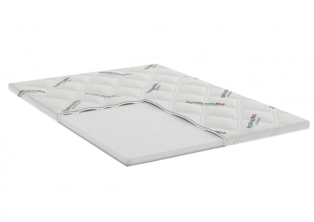 Topper Hypoallergenicmed Antibacteria, husa detasabila si lavabila 120 x 200 x 7 cm