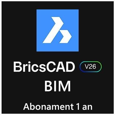 BricsCAD Software BricsCAD BIM V26 , 1 Utilizator, 1 An