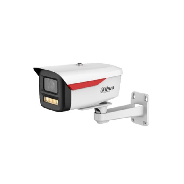 Camera supraveghere exterior IP Dahua WizSense IPC-HFW2249M-S-LED-0360B-B-PRO, 2 MP, 3.6 mm, lumina alba 50 m, microfon, AI, slot card, PoE