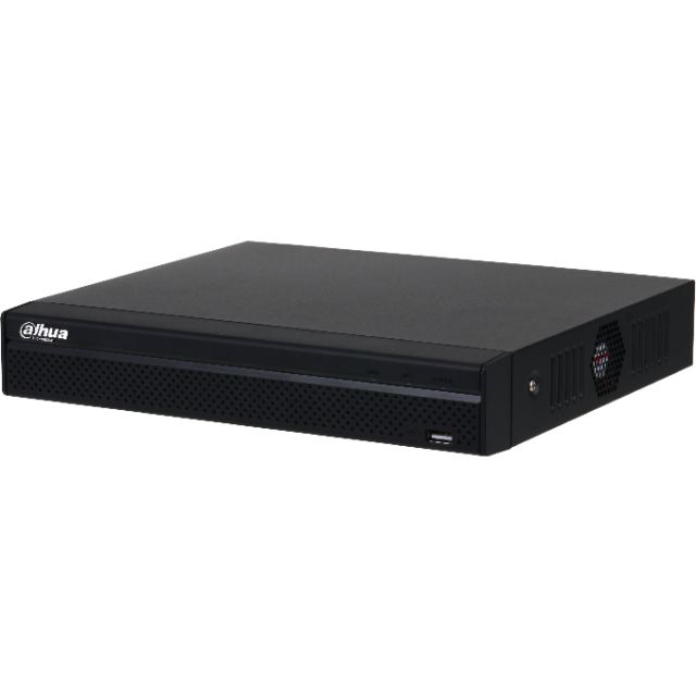 Dahua Network Video Recorder (NVR) Dahua NVR4108HS-4KS3, 8 canale, 12 MP, 80 Mbps, detectie faciala, protectie perimetrala, 1U, Negru