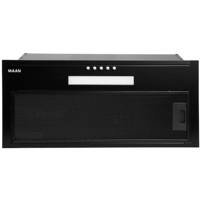 MAAN Hota incorporabila, Maan, Fiugi 2, 60cm, 310 m3/h, 63dB, 115W, Negru