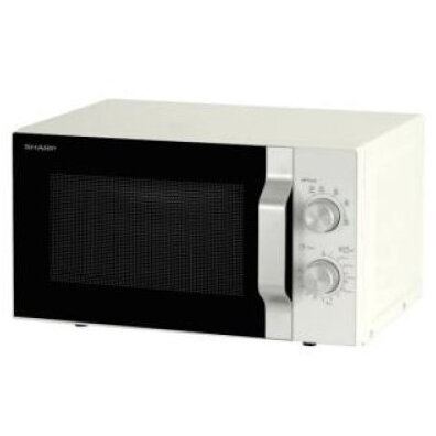Sharp Cuptor cu microunde Sharp R204WA, 20L, 800W, argintiu, alb