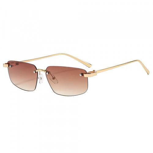 Ochelari De Soare Unisex Techsuit S098, Aurii/Maro Deschis