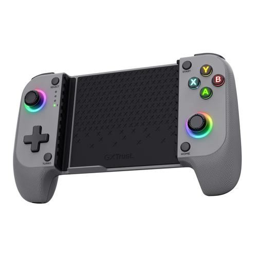 Controler de jocuri wireless Trust GXT 735G Mylox, USB Type-C/Bluetooth, joystick analog, pentru Android/iOS, Gri