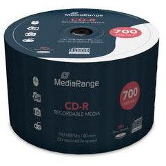 MediaRange Disc optic inscriptibil MediaRange MR207 CD-R 52x, 700MB, Pachet 50 bucati