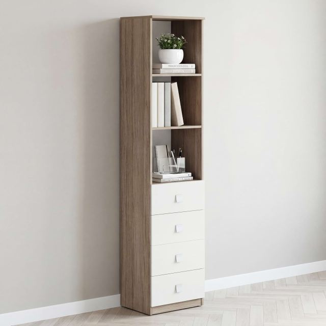 Biblioraft LINEA 45, 4 Sertare