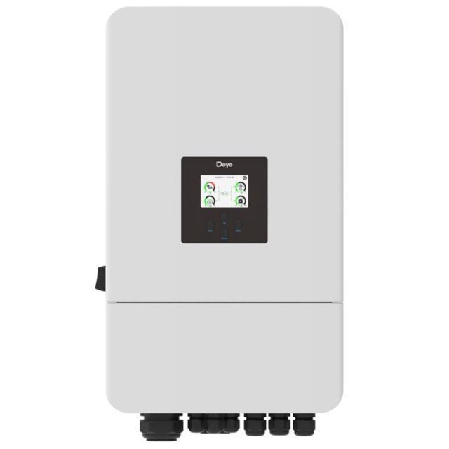 Invertor hibrid trifazat Deye SUN-8K-SG05LP3-EU LV, 8 kW, 8800 VA, 190 A, WiFi, Bluetooth, 2 MPPT