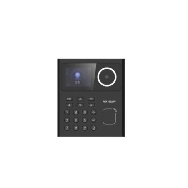 Terminal de control acces cu recunoastere faciala Hikvision DS-K1T320MWX, 2 MP, PIN, Card, Mifare, WiFi, 2.4 GHz, 500 fete, 100000 evenimente