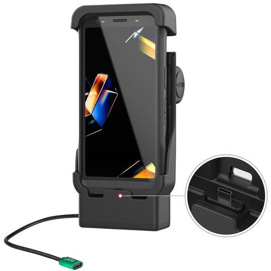 RAM&nbsp;MOUNTS RAM® Dock alimentat cu USB-C pentru Zebra TC501